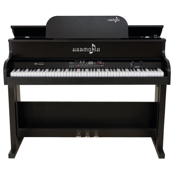 Piano Digital Harmonia HS 88 Roma preto fosco