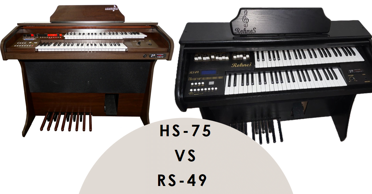 Harmonia HS-75 vs Rohnes RS-49: Qual é o melhor órgão eletrônico para você?