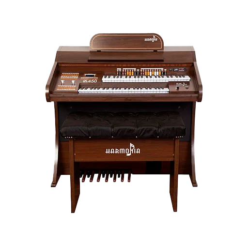Início 23 Apresentamos o órgão que vai surpreender você: órgão eletronico Harmonia HS 450! O Harmonia HS-450 é o órgão que você precisa para tocar com qualidade, versatilidade e estilo. Ele tem tudo o que você procura em um instrumento musical de alto nível. Veja só: - Teclados superior e inferior com 49 teclas cada, e pedaleira com 13 ou 20 notas, para uma ampla gama de sons e estilos - Drawbars completos no teclado superior, e 5 sons de flautas no teclado inferior, para um som rico e autêntico de órgão - 160 sons prontos em cada teclado e pedaleira, incluindo piano, harpa, cordas, metais e muito mais, para você explorar sua criatividade - 16 ritmos variados, com controle de volume, velocidade e sincronização, para você criar o clima perfeito para cada música - Efeitos incríveis, como sustain, vibrato, chorus, reverb e rotary speaker, para você adicionar dinamismo e expressividade ao seu som - Visor gráfico de 128 x 60, que mostra os sons e as funções do órgão de forma clara e intuitiva - Transposição de até 7 semitons, key click no conjunto dos drawbars e decodificador MP3 integrado, para você ter mais recursos à sua disposição - Potência de 70 watts RMS, com 2 alto-falantes de 12 polegadas e saída auxiliar para L/R e fones de ouvido, para uma qualidade sonora impecável E o melhor de tudo: você pode adquirir o órgão HS-450 por um preço imperdível! Não perca essa chance única de ter o órgão dos seus sonhos! Clique no link abaixo e faça já o seu pedido!