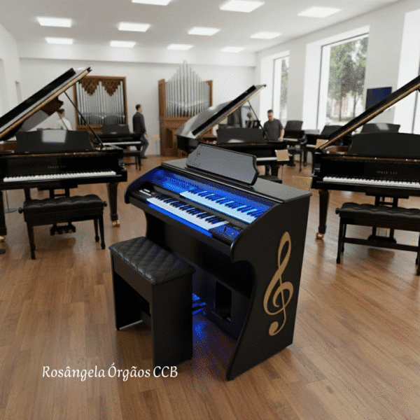 Conheça o Órgão Eletrônico Rohnes RS-44 Preto Fosco, o órgão custo benefício ideal para iniciantes!