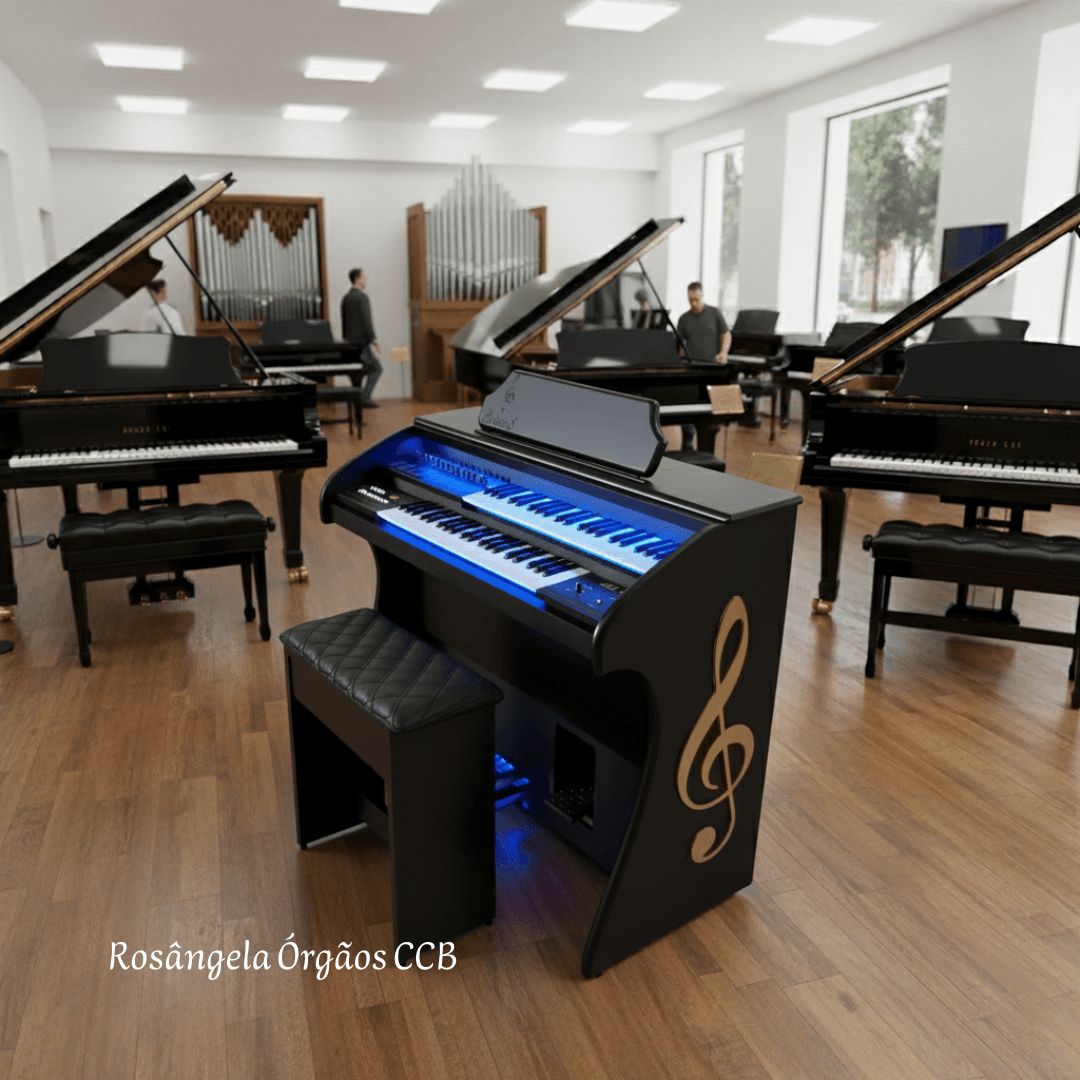Conheça o Órgão Eletrônico Rohnes RS-44 Preto Fosco, o órgão custo benefício ideal para iniciantes!