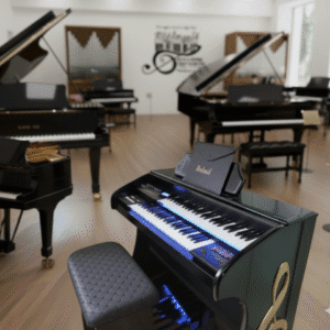 Apresentamos o Órgão Eletronico Rohnes RS-49, um instrumento completo e versátil para músicos de todos os níveis. Veja só algumas das suas características: Potência de 150 Watts PMPO, com um auto falante de 12" e um tweeter de 2,5" Bivolt Automático (110/220) Visor LCD para fácil visualização de configurações e ajustes Conexões MIDI com USB e Bluetooth para integração com outros dispositivos e softwares 3 memórias de registro para salvar e recuperar ajustes personalizados Transposer para ajustar a tonalidade da música Metrônomo para auxiliar no controle de tempo O teclado superior do RS-49 possui 49 notas, com 4 registros de draw bar: Flute 16, Voice 8, Flute 2 e String 1. Há 127 timbres "PRESET'S - GM" selecionáveis através de um visor numérico. O teclado inferior também possui 49 notas, com 2 registros de draw bar: Flute 8 e Voice 4, e 127 timbres "PRESET'S - GM" selecionáveis através de um visor numérico. A pedaleira possui 13 notas, com 1 registro: Bass 16/8, e 127 timbres "PRESET'S - GM" selecionáveis através de um visor numérico. Há também a função de Sustain. O RS-49 apresenta vários efeitos especiais, incluindo Vibrato, Reverb/Chorus, Sustain Upper e Balanço (Upper-Lower). Há ainda 16 ritmos diferentes disponíveis: Valsa, Marcha, Rock, Samba, Bossa, Tango, Guarania, Mabo, Ballad, Swing, Disco, 16 Beat, Tarantela, Baião, Beguine e Twist. O RS-49 possui função Start/Stop, controle de volume e velocidade de ritmo, além de acompanhar automaticamente a música. Com design elegante e moderno, o RS-49 é a escolha perfeita para músicos que buscam qualidade, praticidade e versatilidade em um único instrumento.