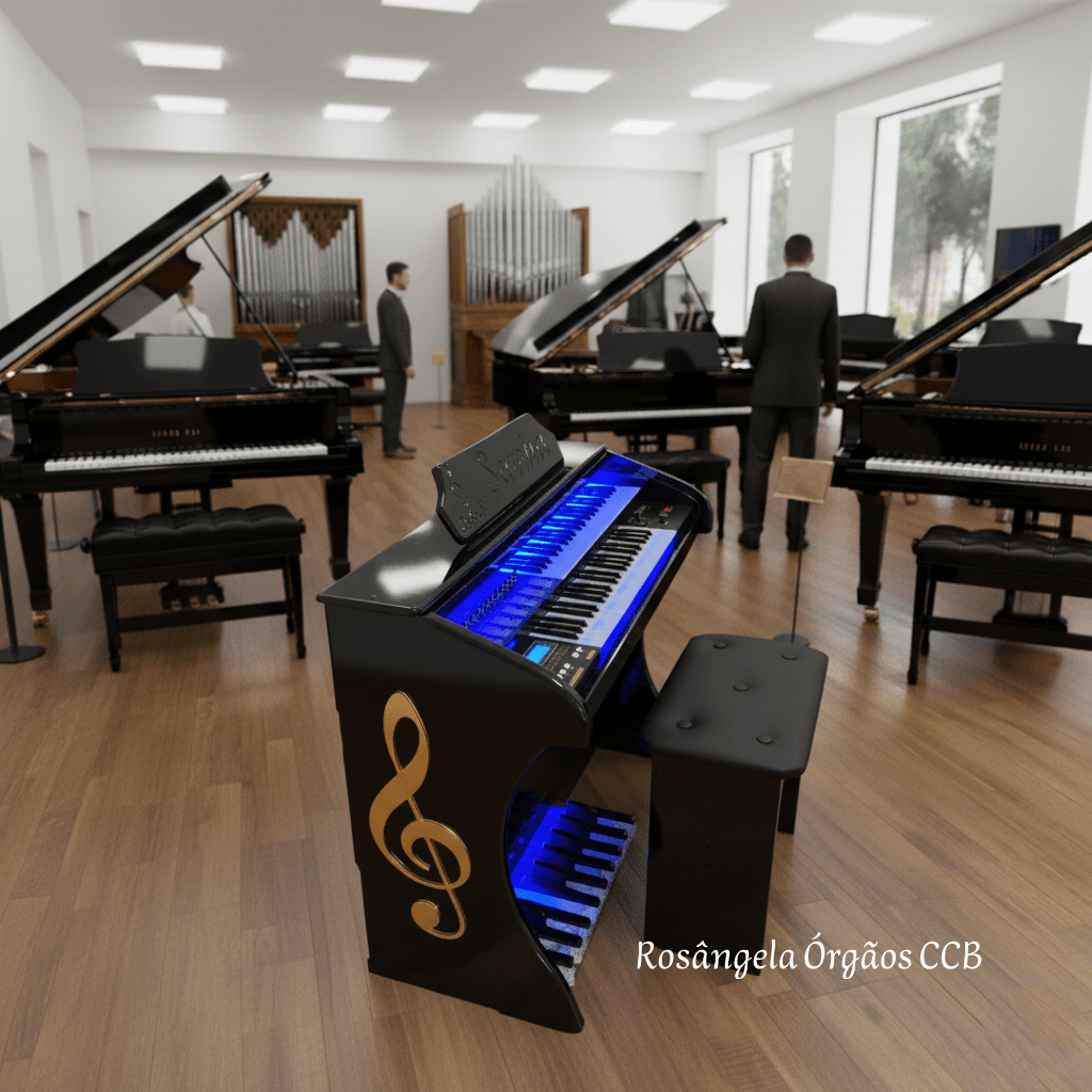 O Órgão Eletrônico Rohnes Celestion Plus é o órgão que você sempre sonhou em ter. Ele tem tudo o que você precisa para tocar com qualidade, estilo e praticidade.