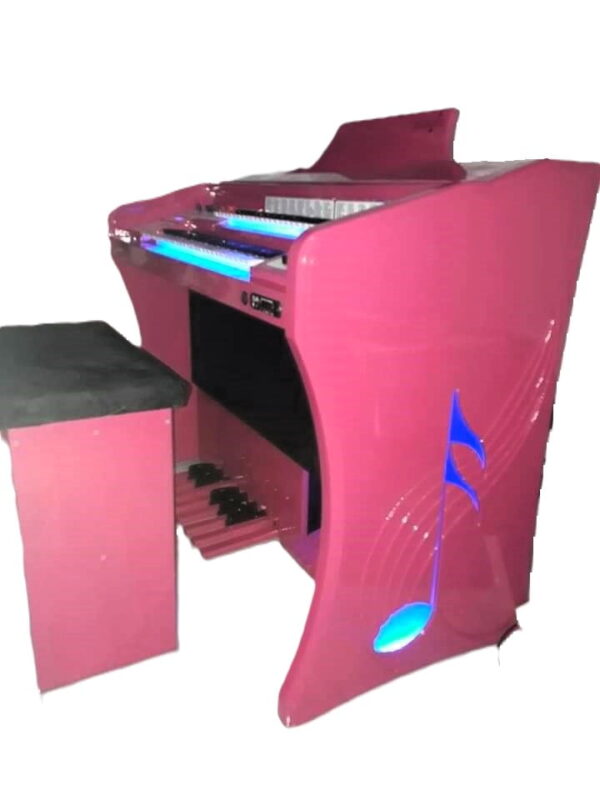 Conheça o órgão que vai fazer você se apaixonar por ele: o Órgão Eletrônico Harmonia HS200 super rosa