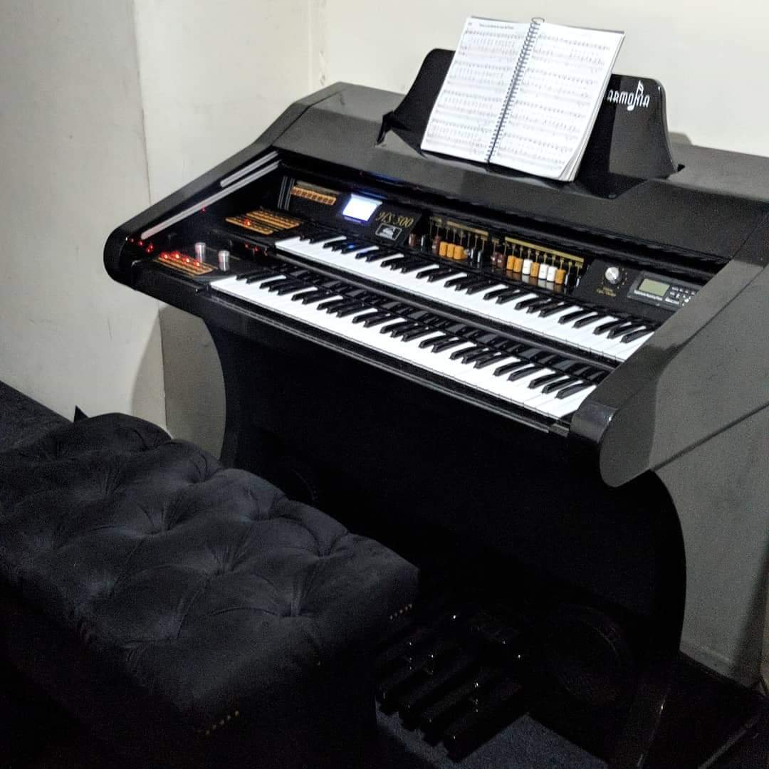Órgão Eletrônico Harmonia HS500 Preto - Rosângela Órgãos CCB