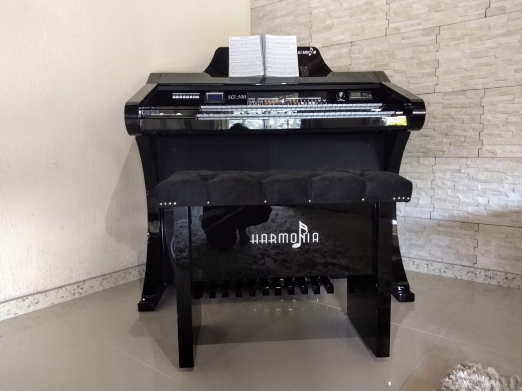 Órgão Eletrônico Harmonia HS500 Preto - Rosângela Órgãos CCB