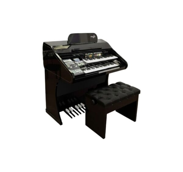 Órgão Eletrônico Harmonia HS450 Preto 1 Apresentamos o órgão que vai surpreender você: o Órgão Eletrônico Harmonia HS450 Preto!