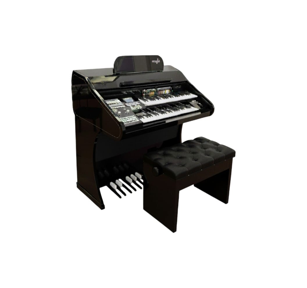 Apresentamos o órgão que vai surpreender você: o Órgão Eletrônico Harmonia HS450 Preto!