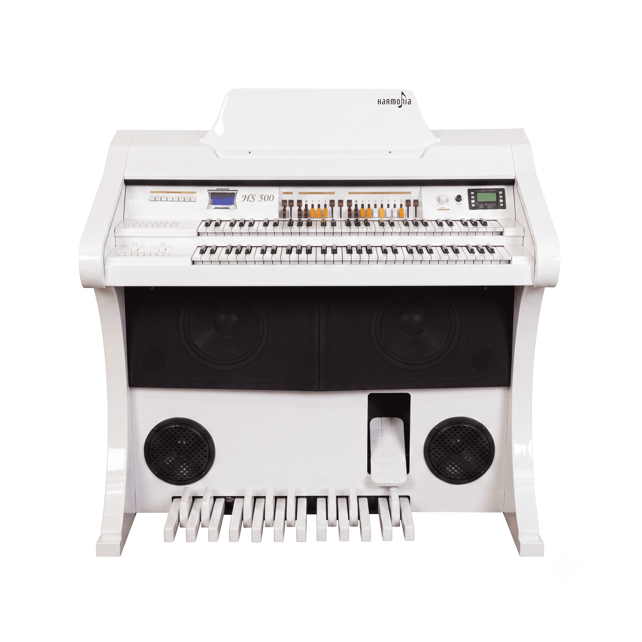 Conheça o Órgão Eletrônico Harmonia HS500 Branco, o órgão que vai transformar sua música!