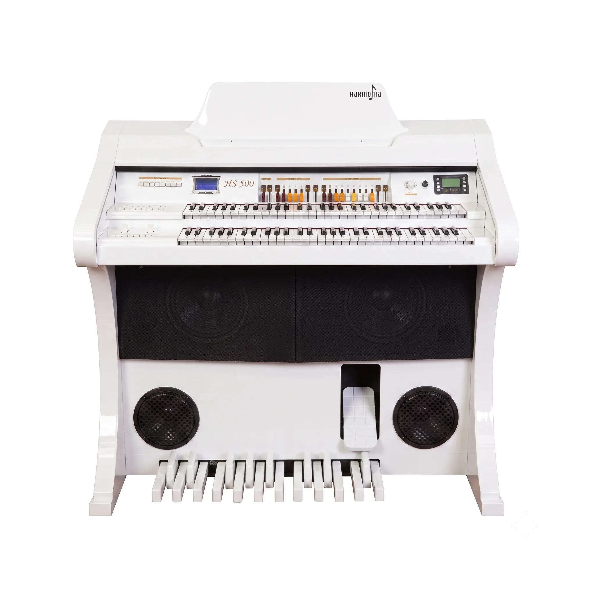 Início 27 Conheça o Órgão Eletrônico Harmonia HS500 Branco, o órgão que vai transformar sua música!