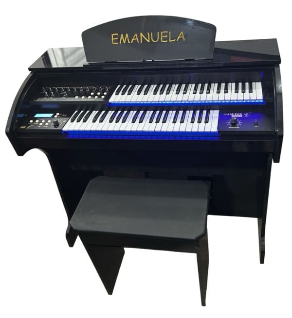 Órgão Eletrônico Lumiere Alpha 3 1 Órgão Eletrônico Lumiere Alpha 3 com 44 teclas e 129 sons