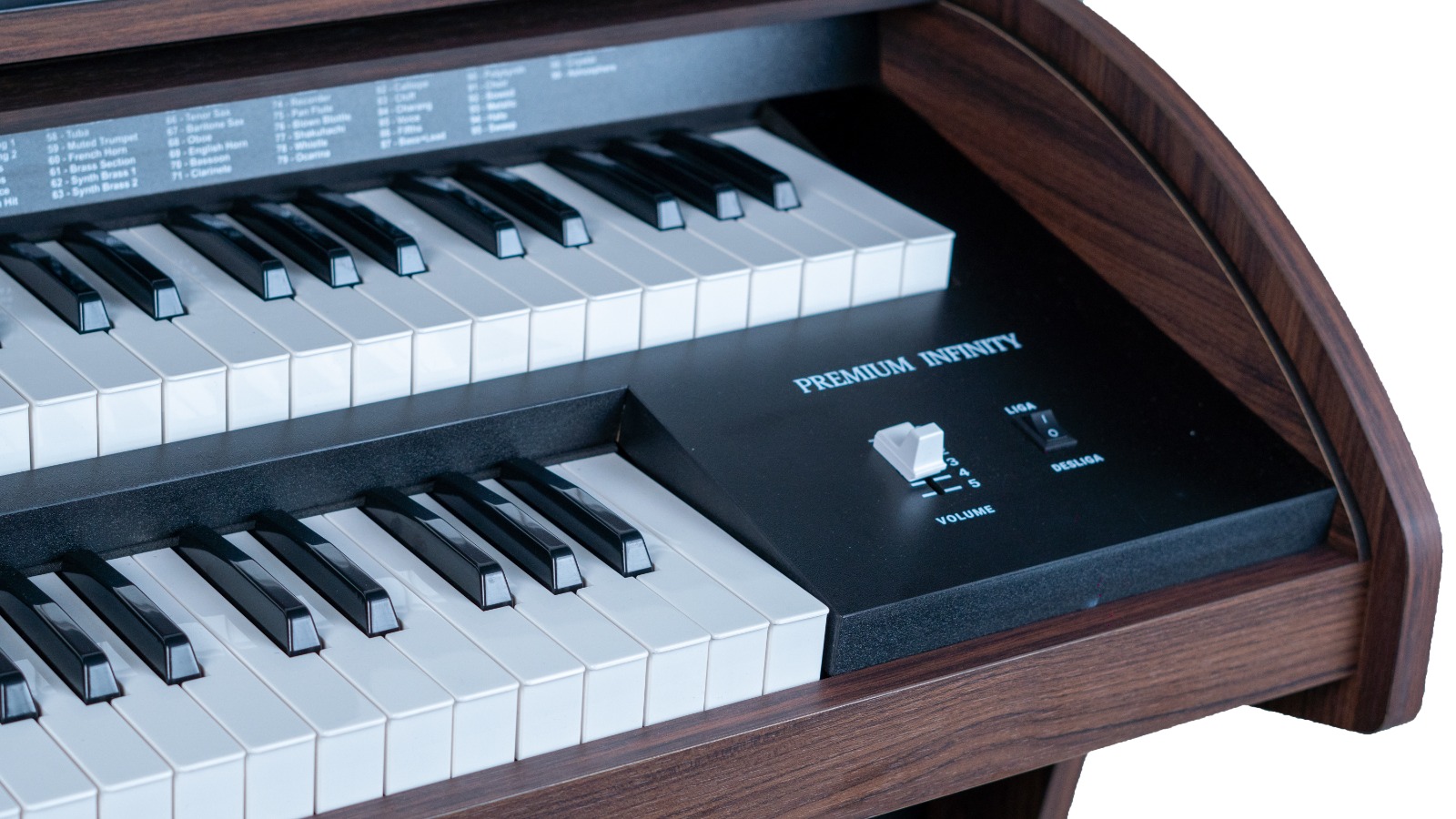 Início 26 Transforme sua experiência musical com o Órgão Eletrônico Digital Acordes Premium Infinity, um instrumento de alta qualidade que combina tradição e tecnologia para oferecer sons ricos e versáteis. Ideal para igrejas, músicos profissionais e entusiastas, este órgão é projetado para atender às suas necessidades musicais mais exigentes.