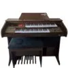 Órgão Eletronico Harmonia HS75 Marrom/Castanho 2 Órgão Eletronico Harmonia HS75 Marrom/Castanho, o modelo ideal para tocar os hinos CCB com emoção e harmonia
