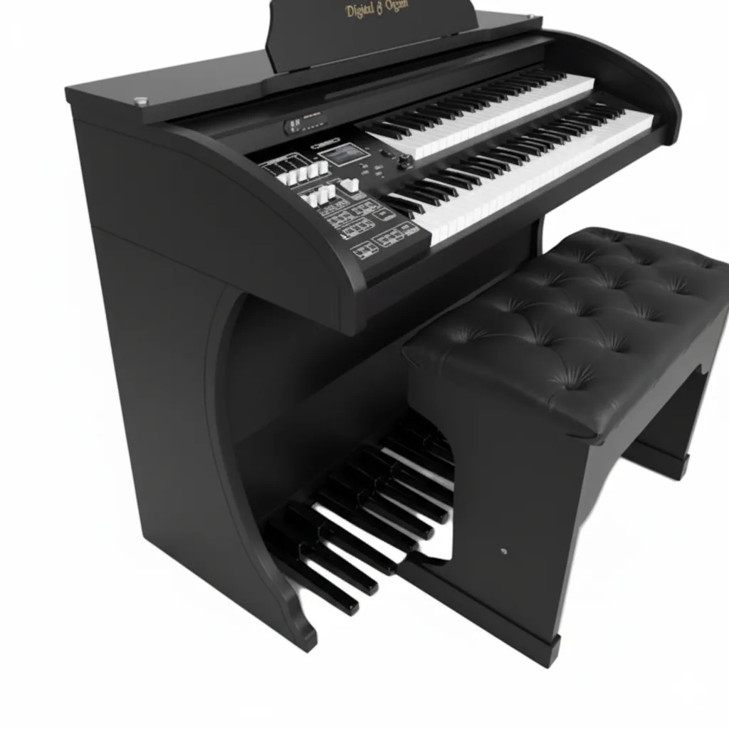 Início 31 O Órgão Eletrônico Digital Acordes AC 450 Preto Fosco é um instrumento sofisticado e versátil, ideal para músicos que buscam qualidade sonora e múltiplas funcionalidades.