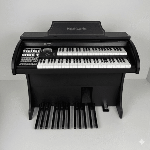 O Órgão Eletrônico Digital Acordes AC 450 Preto Fosco é um instrumento sofisticado e versátil, ideal para músicos que buscam qualidade sonora e múltiplas funcionalidades.