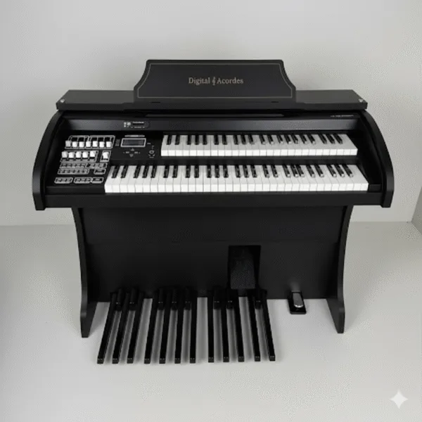 O Órgão Eletrônico Digital Acordes AC 450 Preto Fosco é um instrumento sofisticado e versátil, ideal para músicos que buscam qualidade sonora e múltiplas funcionalidades.