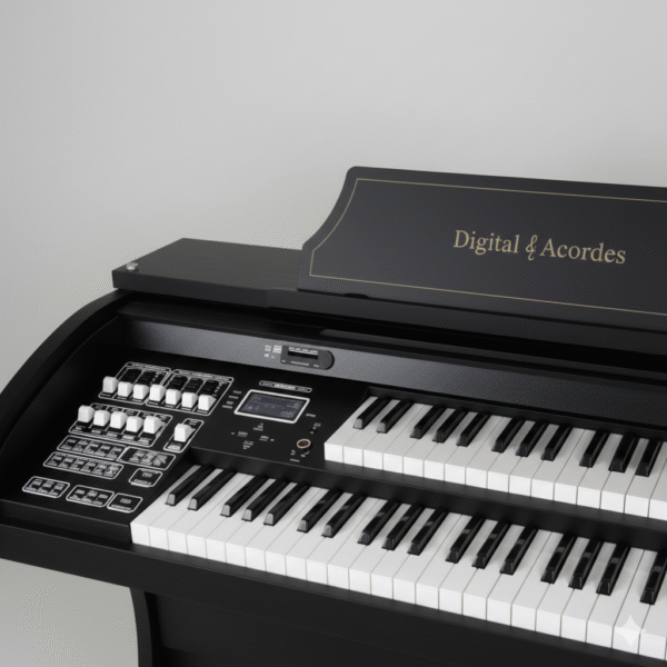 Órgão Eletrônico Digital Acordes AC 450 Preto Fosco