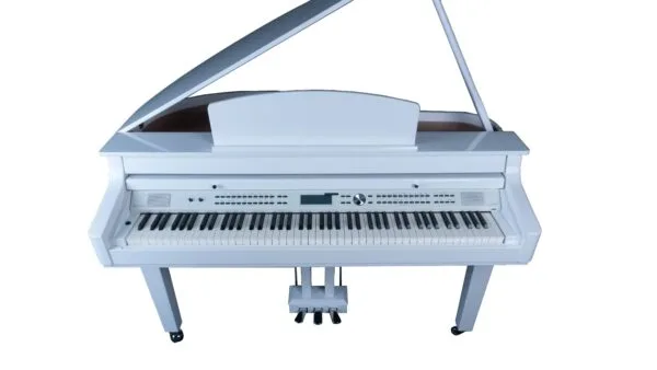Piano Digital de Cauda Medeli Grand 510 1 O Piano Digital de Cauda Medeli Grand 510 é um instrumento de alta performance, projetado para músicos exigentes que buscam qualidade sonora, versatilidade e funcionalidades avançadas. Ideal tanto para estudo quanto para performances profissionais, o Grand 510 combina tecnologia de ponta com a elegância de um piano de cauda.