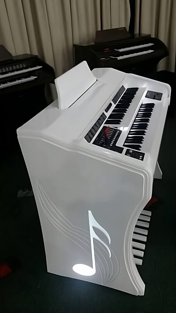 Órgão Eletronico Harmonia HS 200 Super Branco Laca