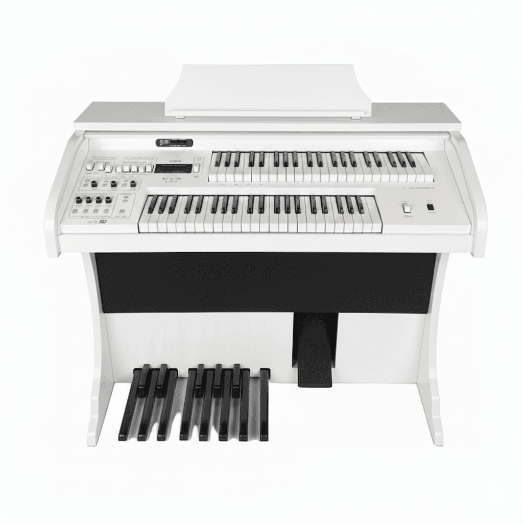 O Órgão Eletrônico Digital Acordes AC 400 Branco Alto Brilho é a escolha perfeita para músicos, igrejas e escolas que buscam um instrumento versátil, robusto e de alta qualidade. Com design sofisticado em acabamento branco alto brilho e móvel inteiriço de 25 mm com saída de som frontal, o AC 400 alia tradição e modernidade em um só equipamento. Ideal para cultos, ensaios, apresentações e práticas em casa, ele oferece ampla gama de recursos para elevar a experiência musical.