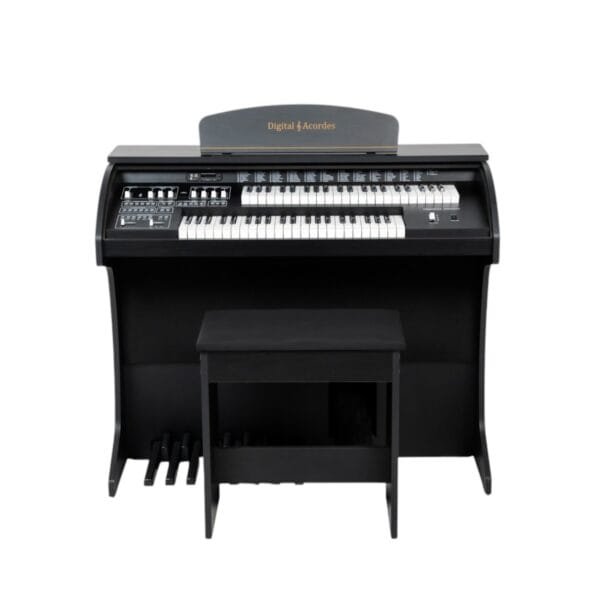 Transforme sua experiência musical com o Órgão Eletrônico Digital Acordes Premium Preto, um instrumento de alta qualidade que combina tradição e tecnologia para oferecer sons ricos e versáteis. Ideal para igrejas, músicos profissionais e entusiastas, este órgão é projetado para atender às suas necessidades musicais mais exigentes.