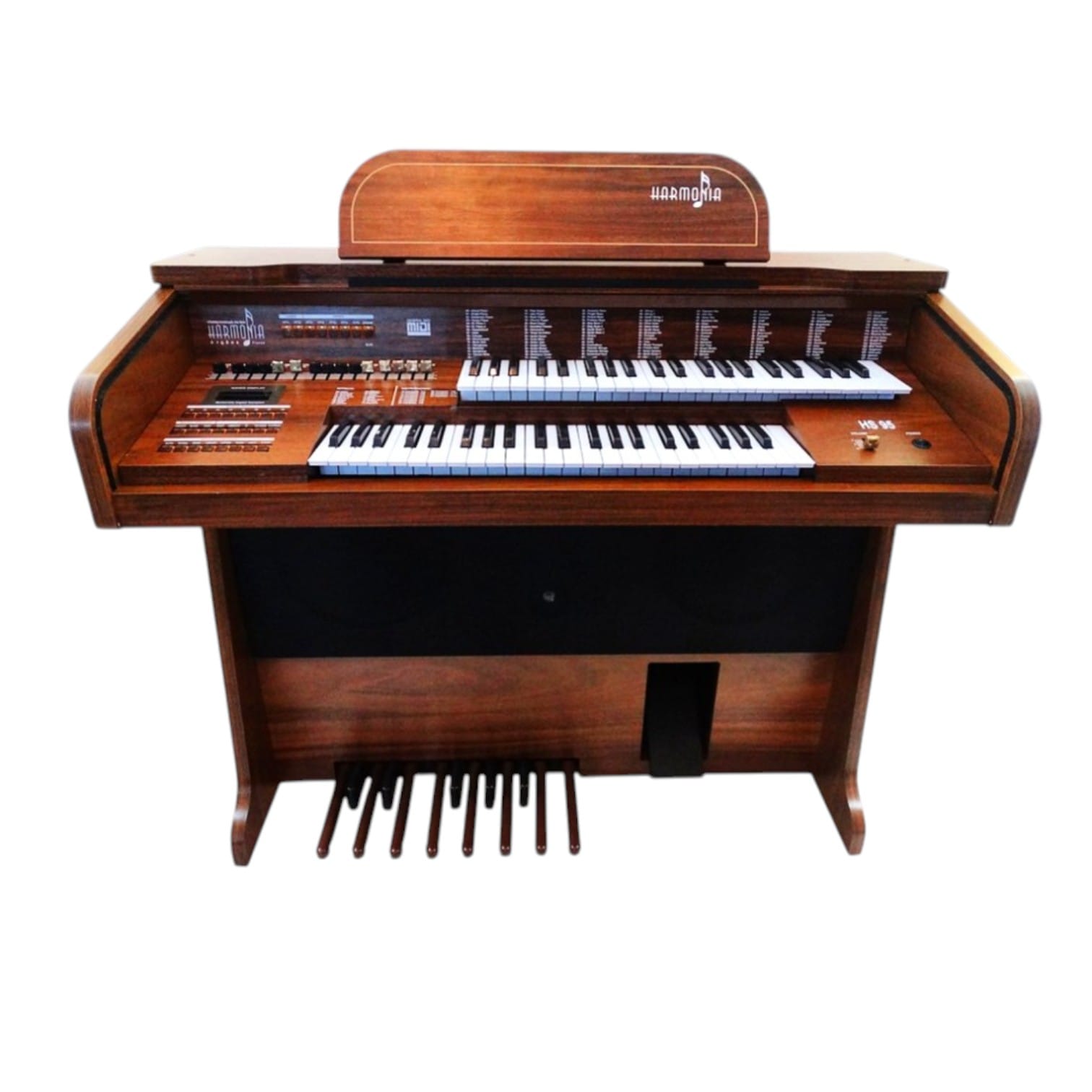 Descubra um novo mundo da música com o nosso órgão eletrônico: Órgão Eletronico Harmonia HS 95 Imbuia!