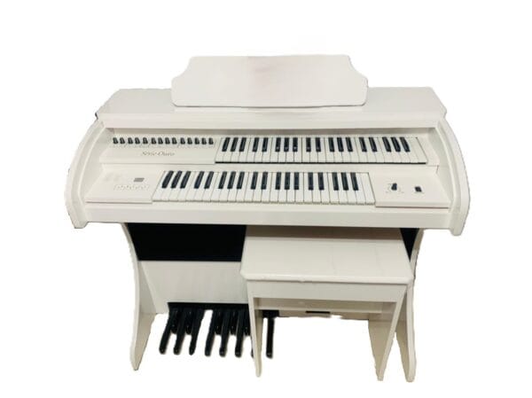 Órgão Eletrônico Organista branco