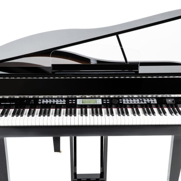 Piano Digital Acordes AC 3000 Caudinha – compacto, elegante e versátil. Com 88 teclas de ação de martelo, 600 vozes, 230 estilos e conectividade USB MIDI, é ideal para igrejas, estudantes e músicos que buscam realismo e tecnologia em um só instrumento.