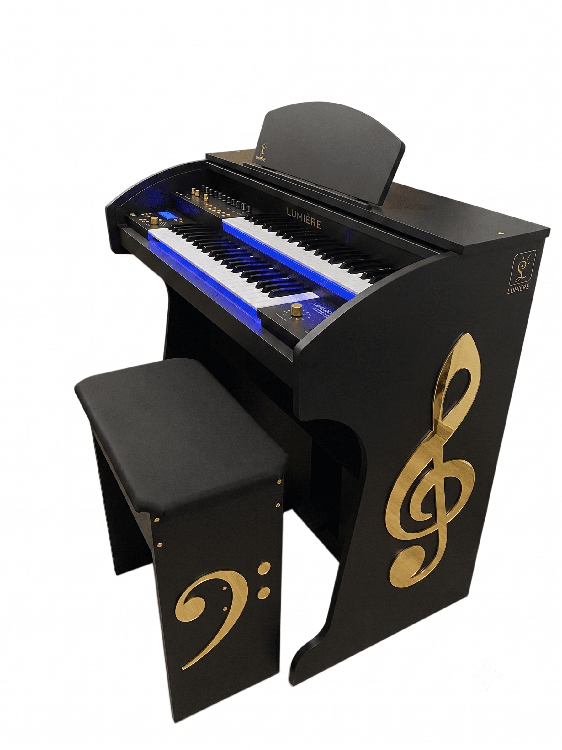 Início 25 O Órgão Eletrônico Lumiere Alpha 3 Preto Fosco é o melhor instrumento musical que levará sua performance a novos patamares.