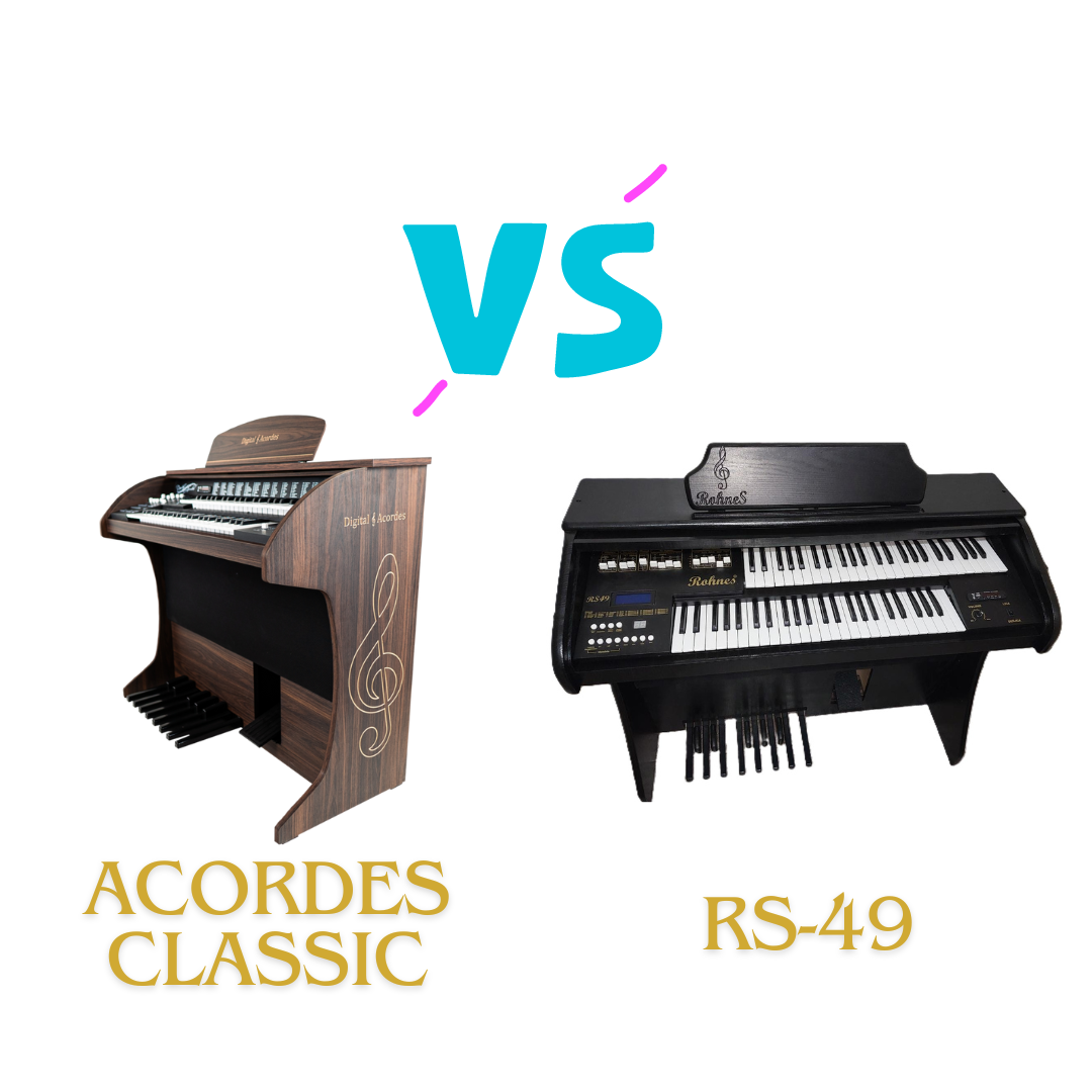 Comparativo de Órgãos Eletrônicos: Digital Acordes Classic Infinity vs. Rohnes RS-49