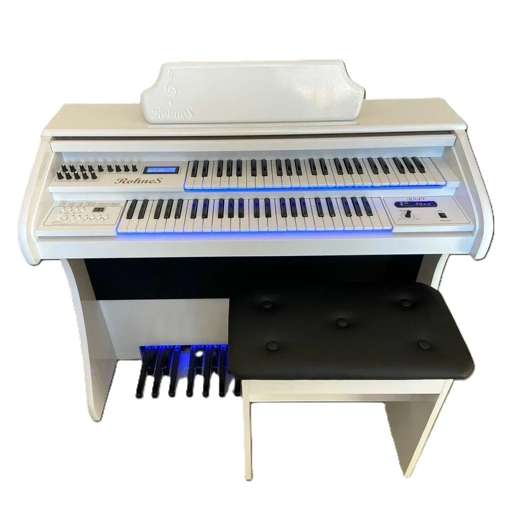 Você está procurando um órgão musical eletrônico que atenda às suas necessidades e expectativas? Então você precisa conhecer o Órgão Eletronico Rohnes RS-49 Branco, um produto da Rosângela Órgãos CCB, uma empresa especializada em órgãos musicais para igrejas e residências.