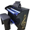 Apresentamos o Órgão Eletronico Rohnes RS-49, um instrumento completo e versátil para músicos de todos os níveis. Veja só algumas das suas características: Potência de 150 Watts PMPO, com um auto falante de 12" e um tweeter de 2,5" Bivolt Automático (110/220) Visor LCD para fácil visualização de configurações e ajustes Conexões MIDI com USB e Bluetooth para integração com outros dispositivos e softwares 3 memórias de registro para salvar e recuperar ajustes personalizados Transposer para ajustar a tonalidade da música Metrônomo para auxiliar no controle de tempo O teclado superior do RS-49 possui 49 notas, com 4 registros de draw bar: Flute 16, Voice 8, Flute 2 e String 1. Há 127 timbres "PRESET'S - GM" selecionáveis através de um visor numérico. O teclado inferior também possui 49 notas, com 2 registros de draw bar: Flute 8 e Voice 4, e 127 timbres "PRESET'S - GM" selecionáveis através de um visor numérico. A pedaleira possui 13 notas, com 1 registro: Bass 16/8, e 127 timbres "PRESET'S - GM" selecionáveis através de um visor numérico. Há também a função de Sustain. O RS-49 apresenta vários efeitos especiais, incluindo Vibrato, Reverb/Chorus, Sustain Upper e Balanço (Upper-Lower). Há ainda 16 ritmos diferentes disponíveis: Valsa, Marcha, Rock, Samba, Bossa, Tango, Guarania, Mabo, Ballad, Swing, Disco, 16 Beat, Tarantela, Baião, Beguine e Twist. O RS-49 possui função Start/Stop, controle de volume e velocidade de ritmo, além de acompanhar automaticamente a música. Com design elegante e moderno, o RS-49 é a escolha perfeita para músicos que buscam qualidade, praticidade e versatilidade em um único instrumento.