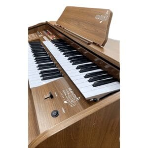 Órgão Eletronico Harmonia HS-45 Castanho: O Instrumento dos Sonhos para Organistas Oficializadas Experientes