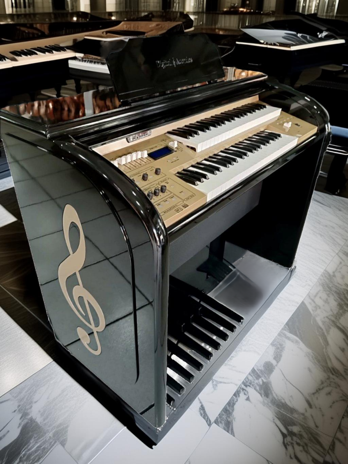 Início 26 Órgão Eletrônico Digital Acordes AC 400 Elegance