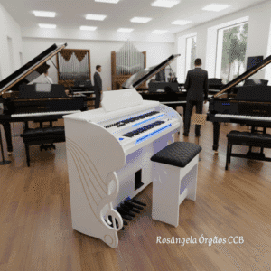 Órgão Eletrônico Rohnes RS-80 Branco