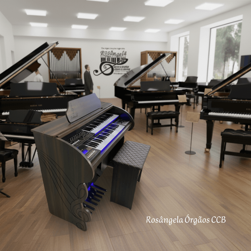 Órgão Eletrônico Rohnes RS 40 Marrom: Versatilidade e Performance para Músicos de Todos os Níveis