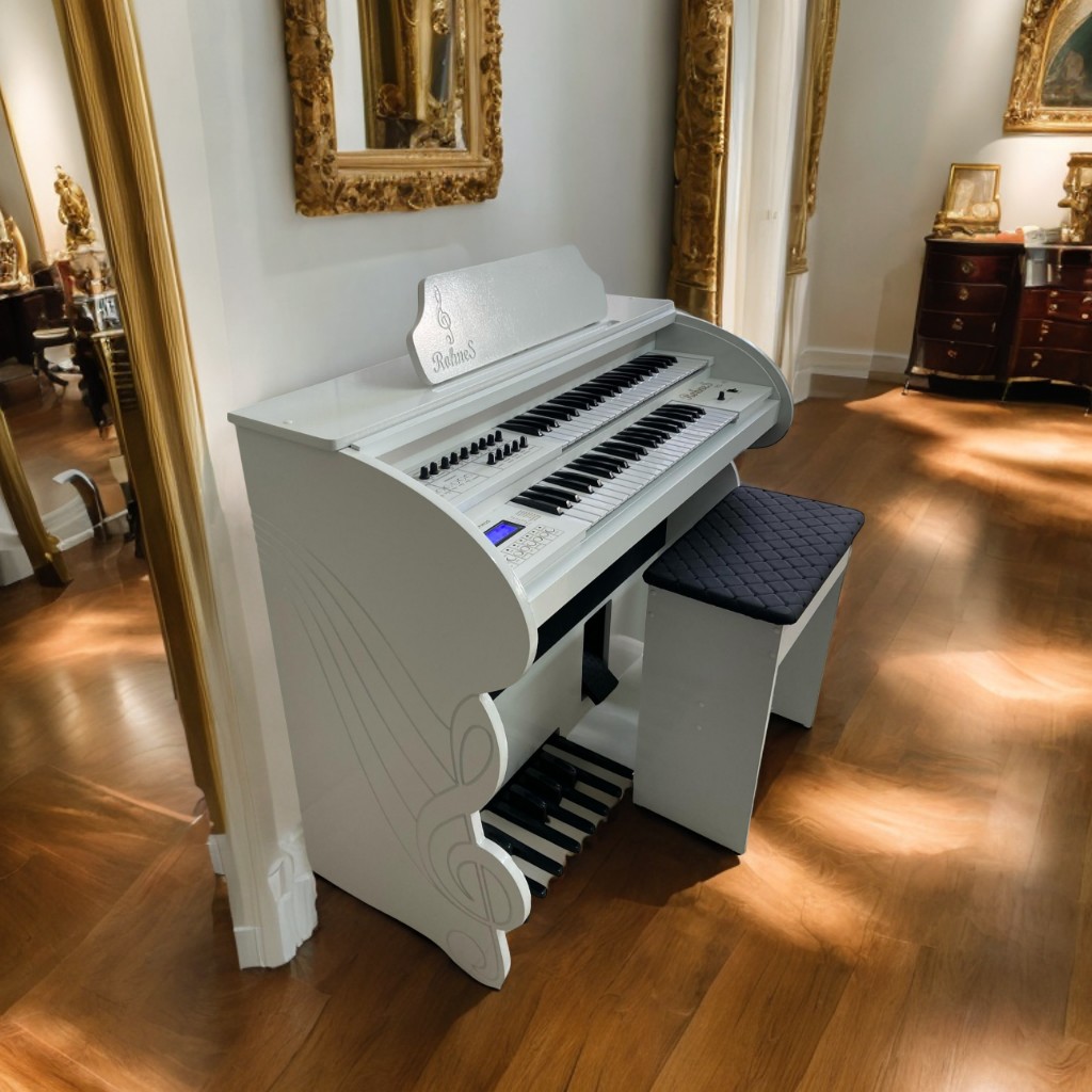 Início 14 Órgão Eletrônico Rohnes RS 40 Branco: Versatilidade e Performance para Músicos de Todos os Níveis