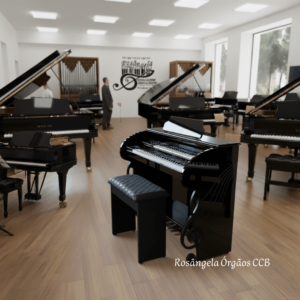Início 34 Órgão Eletronico Rohnes RS 80 Preto Brilho
