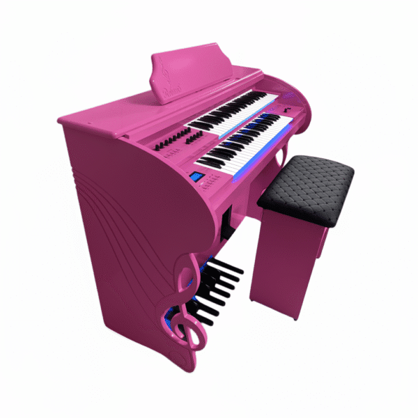 Descubra o Órgão Eletronico Rohnes RS 80 Rosa, projetado para elevar performances em igrejas, eventos e estudos musicais em seu lar
