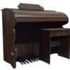 O Órgão Eletrônico Rohnes RS-80 Marrom Oliva foi projetado para elevar performances em igrejas, eventos e estudos musicais em seu lar