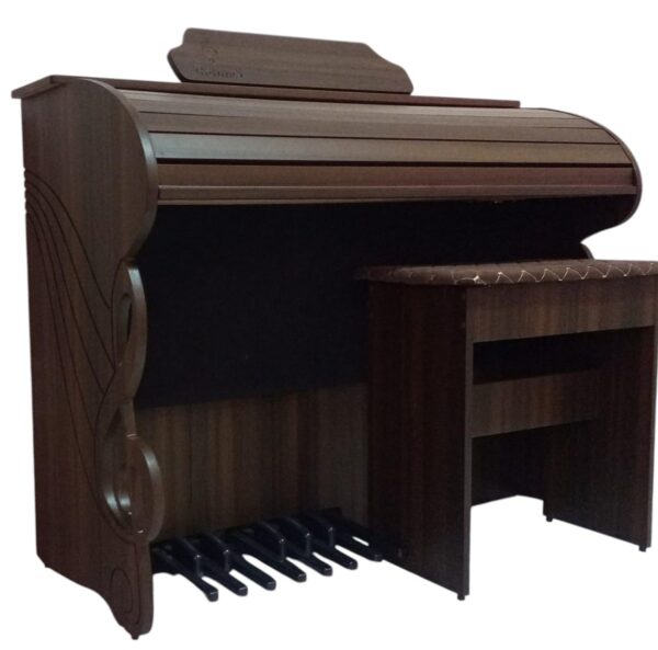 O Órgão Eletrônico Rohnes RS-80 Marrom Oliva foi projetado para elevar performances em igrejas, eventos e estudos musicais em seu lar