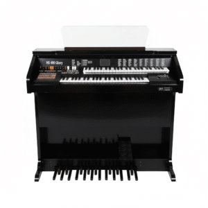O Órgão Eletrônico HS 480 Glory Preto Laca foi desenvolvido para músicos que desejam unir a sonoridade clássica dos órgãos tradicionais com a praticidade da tecnologia digital. Com dois teclados de 49 teclas, pedaleira de 13 notas, drawbars completos e um sistema de amplificação de 100W, ele oferece potência, fidelidade sonora e versatilidade para igrejas, estúdios e apresentações profissionais. Seu móvel em MDF laminado de 50mm garante robustez e elegância, acompanhado de uma banqueta almofadada no mesmo acabamento.