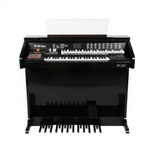 O Órgão Eletrônico HS 480 Glory Preto Laca foi desenvolvido para músicos que desejam unir a sonoridade clássica dos órgãos tradicionais com a praticidade da tecnologia digital. Com dois teclados de 49 teclas, pedaleira de 13 notas, drawbars completos e um sistema de amplificação de 100W, ele oferece potência, fidelidade sonora e versatilidade para igrejas, estúdios e apresentações profissionais. Seu móvel em MDF laminado de 50mm garante robustez e elegância, acompanhado de uma banqueta almofadada no mesmo acabamento.