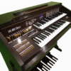 Órgão Eletrônico HS480 Glory Marrom Verniz 3 Órgão Eletrônico HS480 Glory marrom verniz: 49+49 teclas, pedaleira de 13 notas, drawbars completos, 160 sons prontos, 16 ritmos, efeitos premium, USB/Bluetooth e 100W de potência. Ideal para igrejas e organistas.