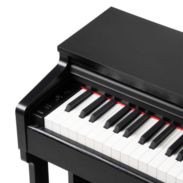 Descubra o Piano Acordes P2006 Preto, um instrumento que combina a tradição dos pianos acústicos com a tecnologia moderna