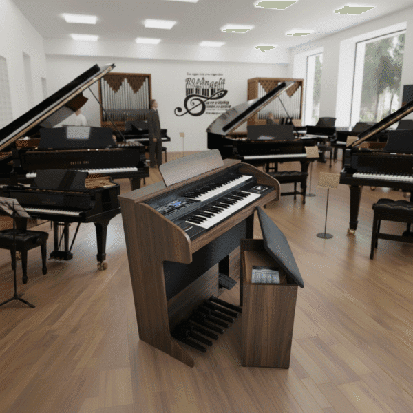 O Órgão Eletrônico Digital Acordes Dream combina tradição e tecnologia. Com timbres realistas, múltiplos ritmos e conectividade moderna, é ideal para igrejas, músicos e estudantes.