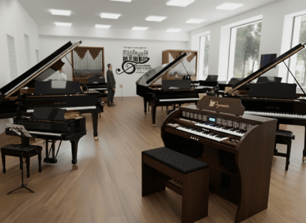 Órgão Eletrônico Organista Diamante Marrom