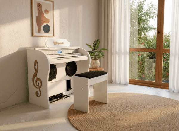 Órgão Eletrônico Organista Diamante Branco