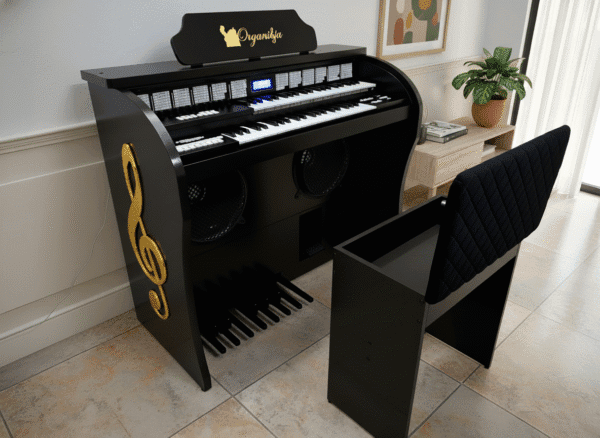 Órgão Organista Diamante Preto