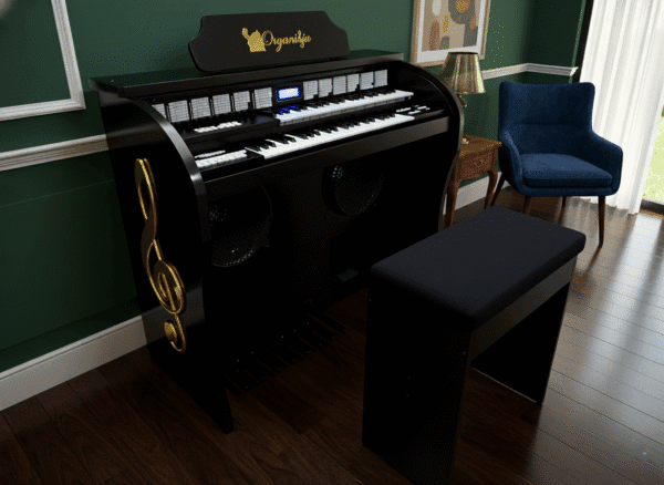 Órgão Organista Diamante Preto